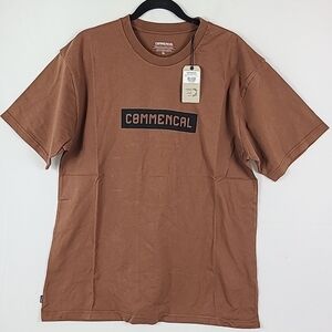 NWT COMMENCAL Men's Corporate Short Sleeve T-shirt Moka Brown Sz XL